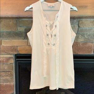 3.1 Phillip Lin white flowy tank top M